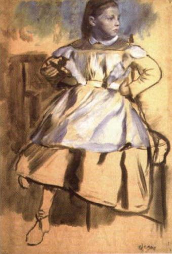Edgar Degas Giulia Bellelli,Study for The Bellelli family